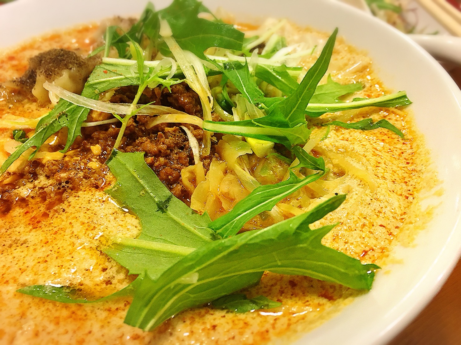 広州市場 大塚店の担々麺