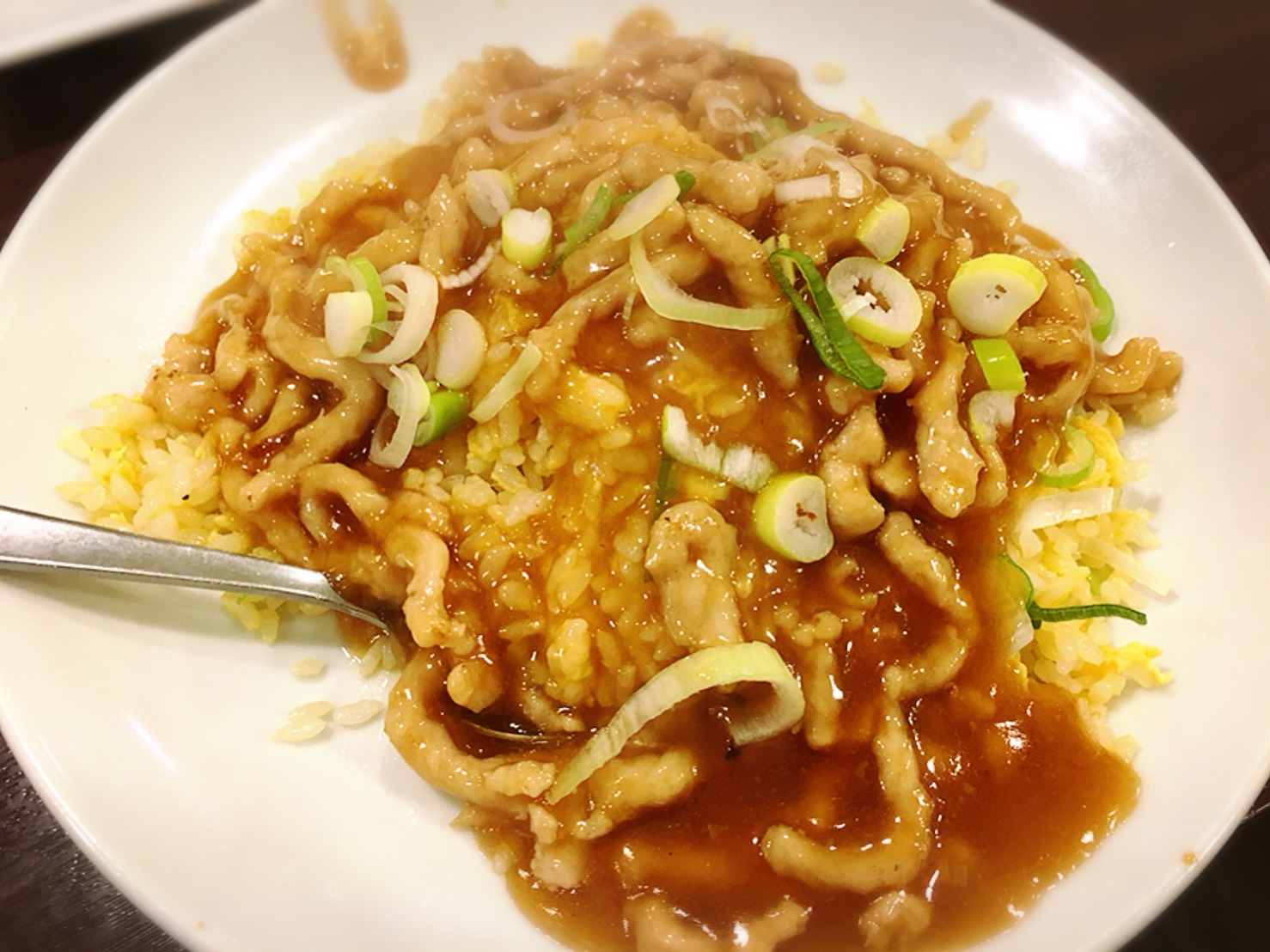 【大塚駅】味噌ダレも美味しい!「大塚餃子軒」でサクッと中華の豚肉あんかけチャーハン
