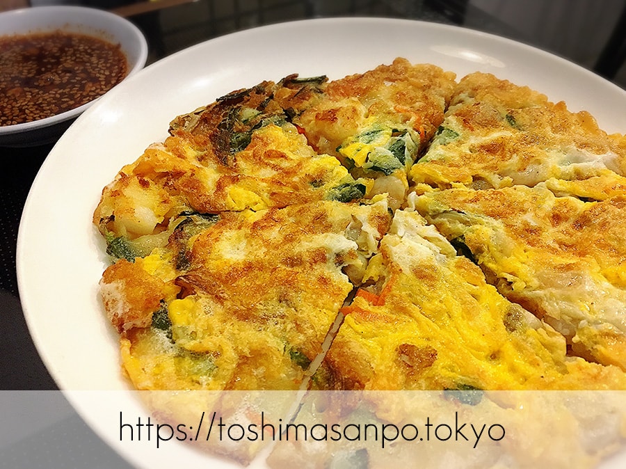 【池袋駅】韓国の有名人も訪れてる!「ハヌリ 池袋」でサムギョプサルを食べよう!の追記:海鮮チヂミ