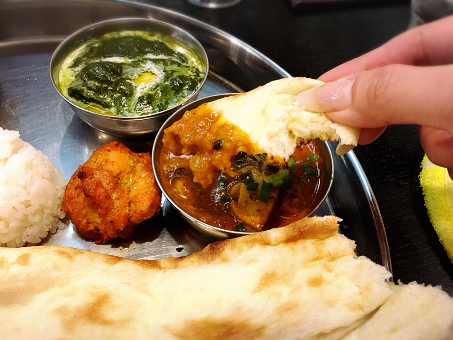 「こせり」の本格ネパール料理・インド料理の季節のカレー(マトン)