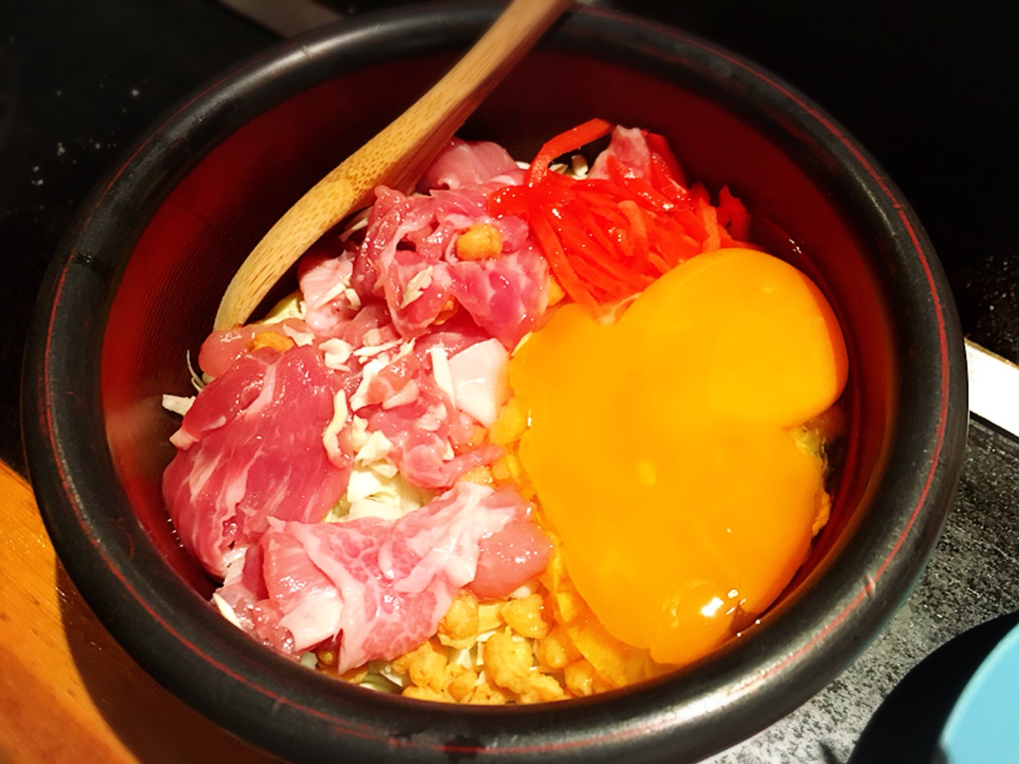 【池袋駅】お好み焼きをNa味(なみ)に食べに行こう!のお好み焼きを焼く前