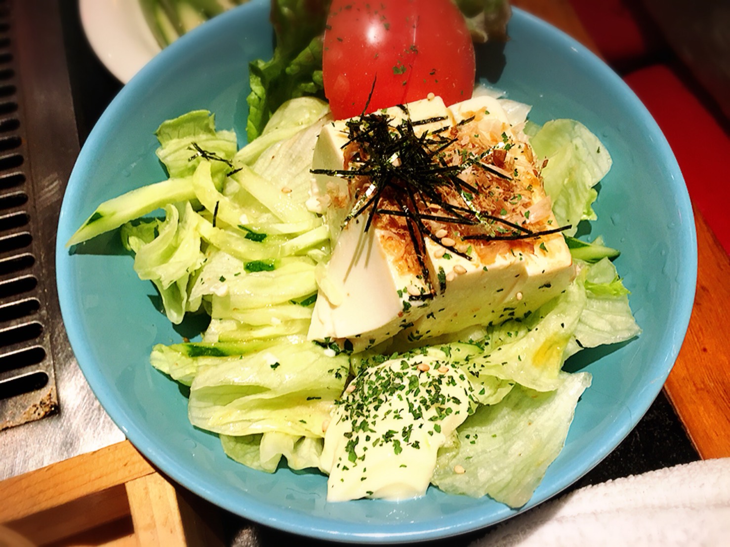 【池袋駅】お好み焼きをNa味(なみ)に食べに行こう!の豆腐サラダ