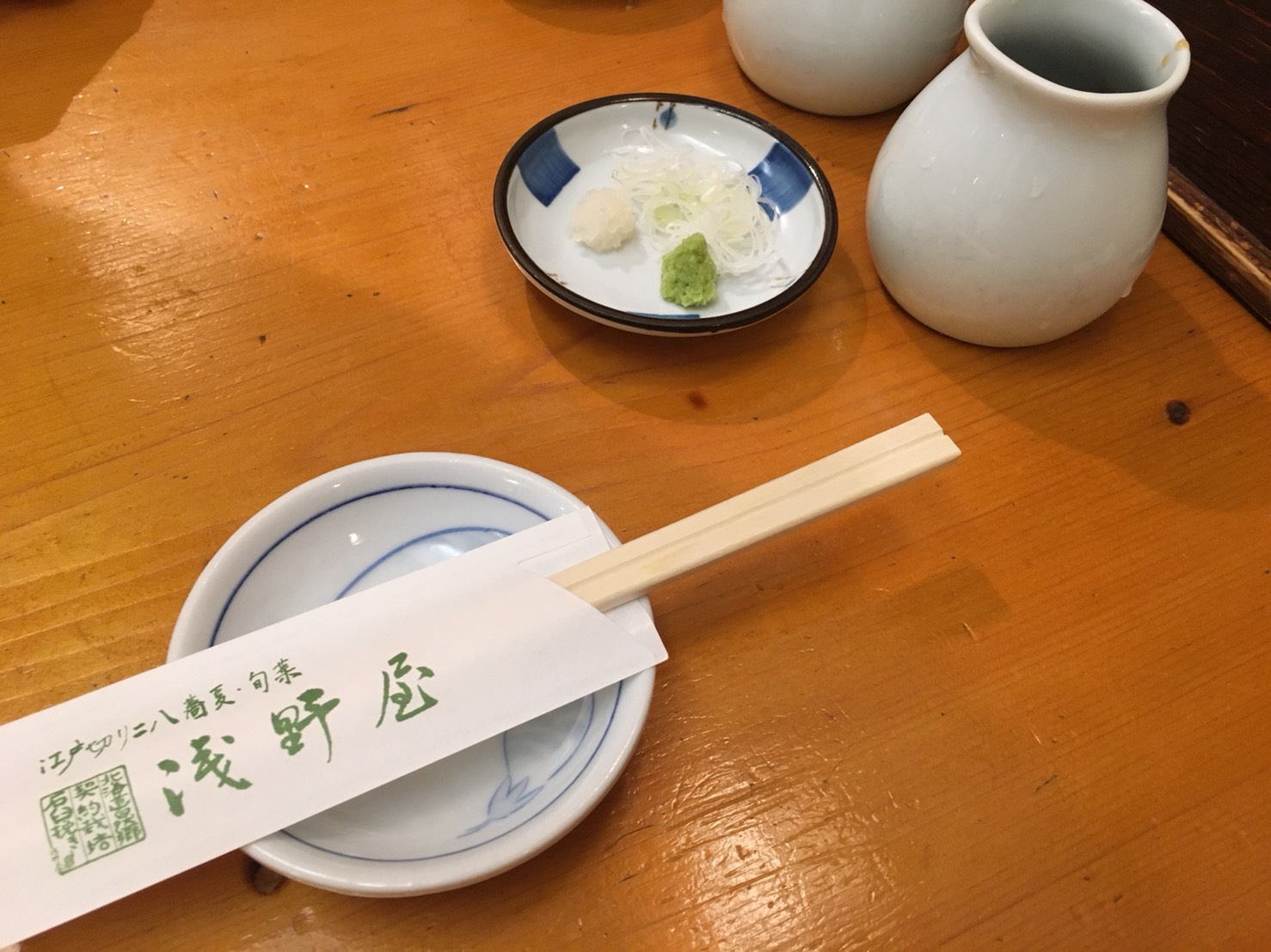 【池袋駅】生蕎麦とだし巻き玉子がしあわせ「浅野屋 池袋駅前本店」の料理待ち