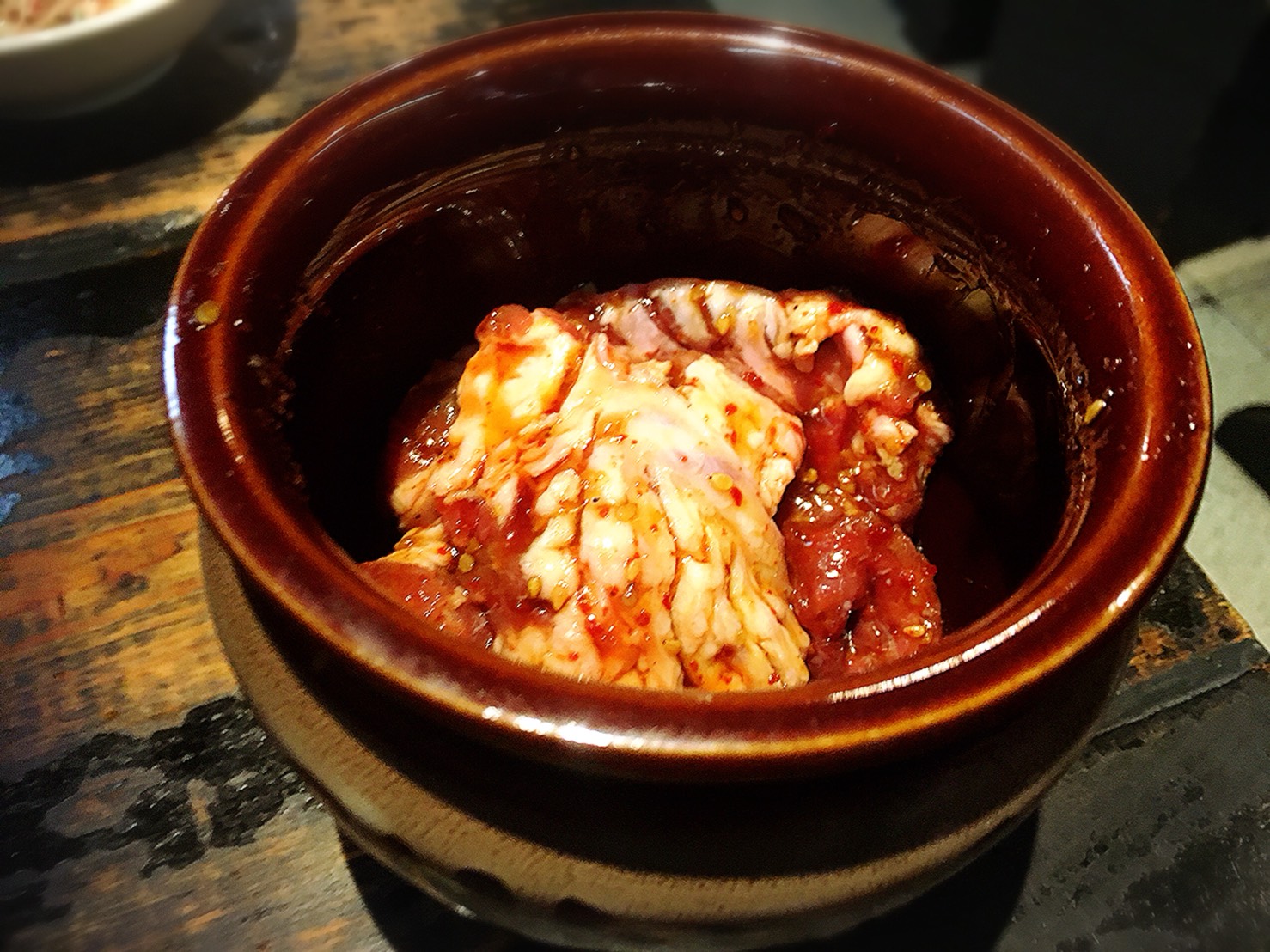【池袋駅】夏!ホルモン食おうぜ作戦決行「ホルモン焼肉 縁 池袋店」の壺ハラミ