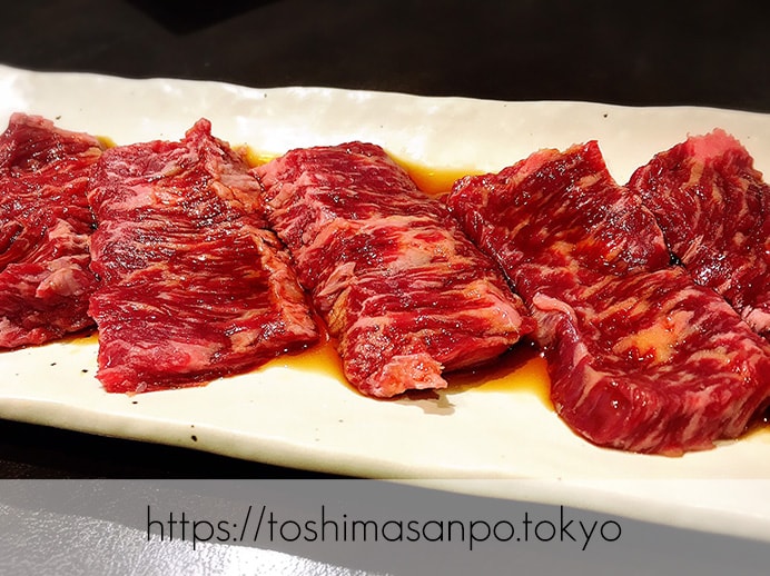 【大塚駅】A5ランク黒毛和牛コスパ良し!「頂きまんもす」で超絶美味しいラムしゃぶを頂きまんもす。追記2:ハラミ