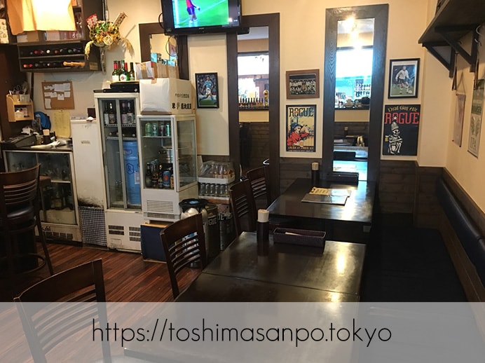 【大塚駅】欧風カレー超おすすめ!夜はオシャレなビアバーに。「Holyhead(ホーリーヘッド)」の店内2