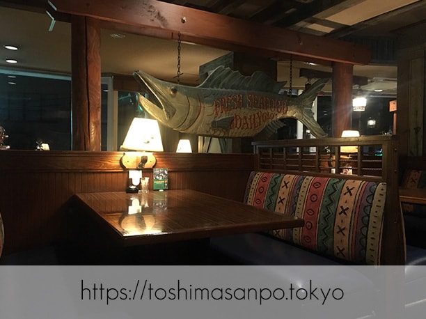 【上板橋駅】上質シーフードをロブスターの間近でいただく。水槽前で写真撮ろう「レッドロブスター」の店内2