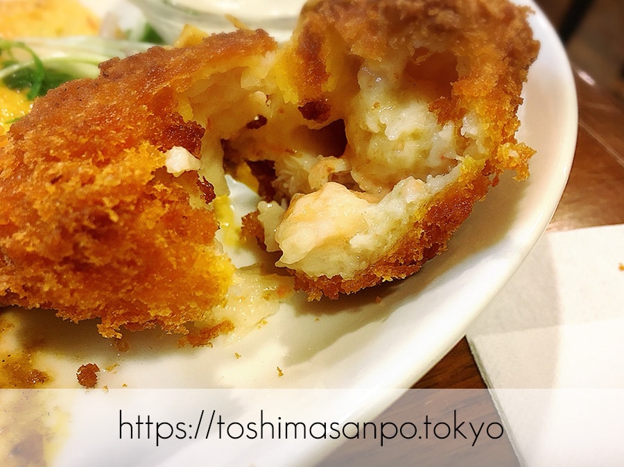 【上野駅】高速上野散歩を提案!大満足の絶品洋食「たいめいけん」のあとに上野動物園で超エンジョイのたいめいけんのオムハヤシ&カニクリームコロッケのカニクリームコロッケ
