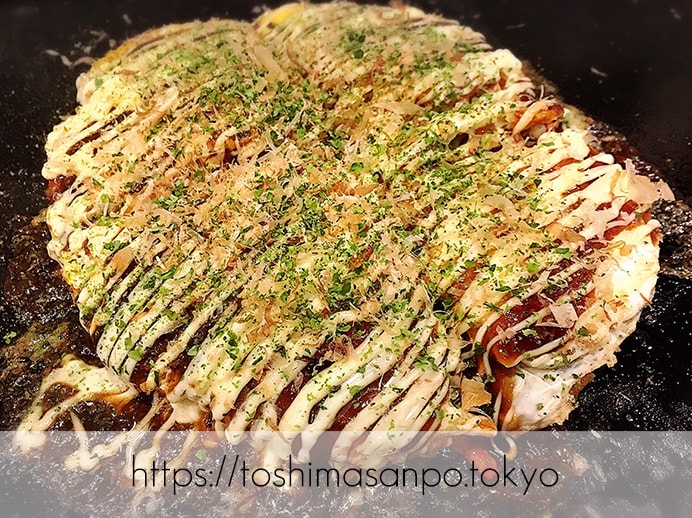【池袋駅】この上ない美味発見!お好み焼き・もんじゃの最上級ってここ!?「灼楽(しゃくら)1号店」の追記1:お好麹焼きしゃくら極海鮮