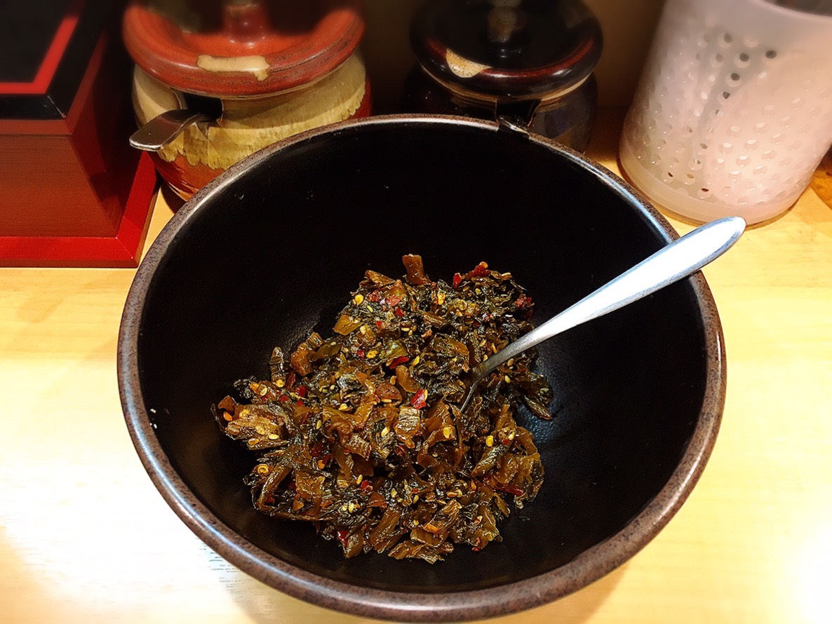 【池袋駅】えなにこれ?美味しい!「博多拉担麺 まるたん 池袋店」の辛子高菜
