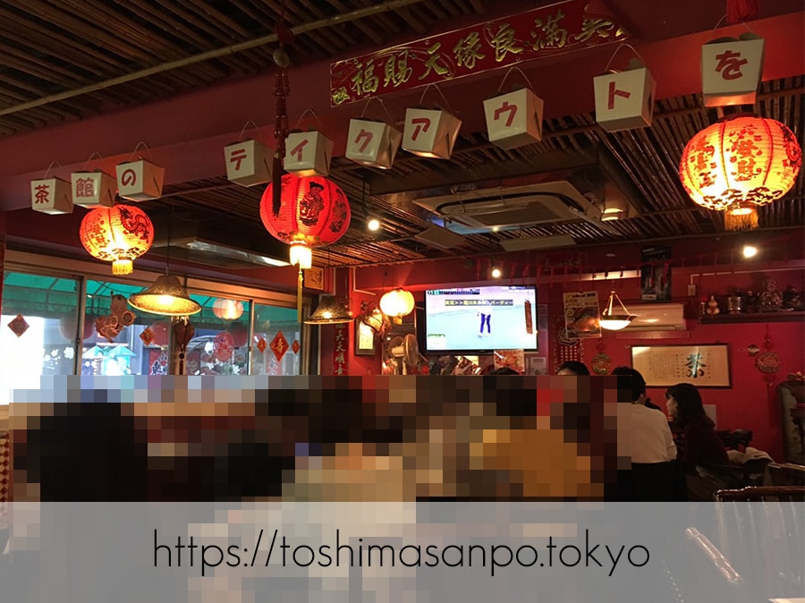 【池袋駅】飲茶専門店で中国・台湾料理が食べ放題2500円「 中国茶館」の店内