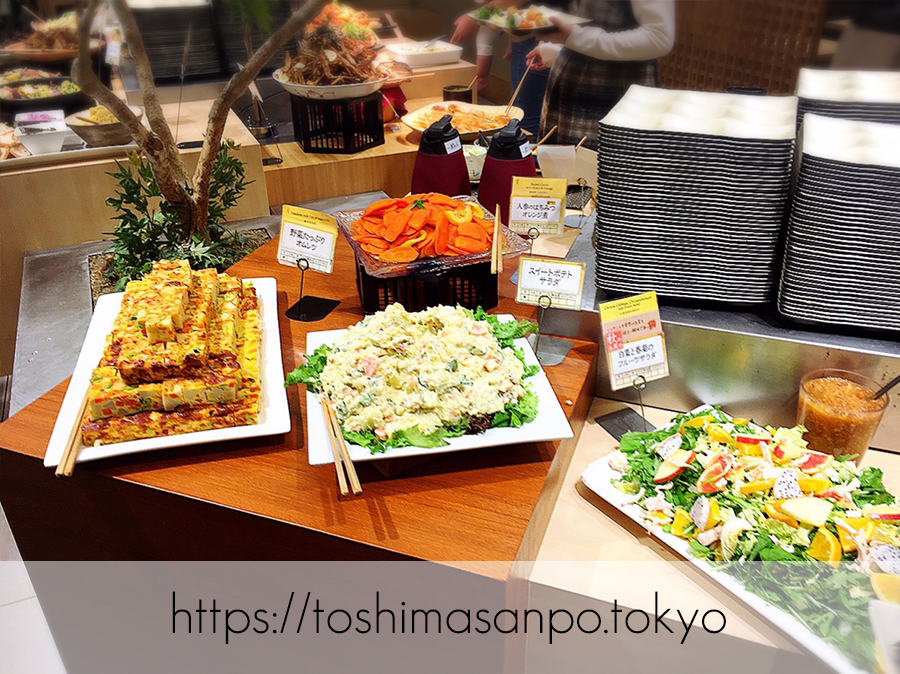 【池袋駅】ヘルシー料理食べ放題で安心!自然派「はーべすとルミネ池袋」のビュッフェ3