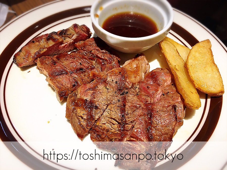 【池袋駅】一品注文制「CHEF'S GOODIES(シェフズグッディーズ)」のビーフステーキ
