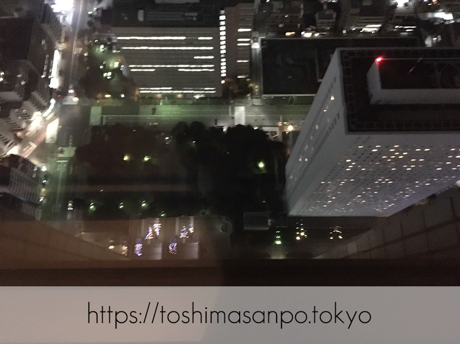 【池袋駅】59Fの夜景!ハワイアン「ジンジャーズビーチ サンシャイン」の夜景3