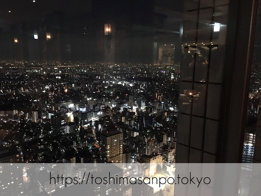 【池袋駅】59Fの夜景!ハワイアン「ジンジャーズビーチ サンシャイン」の夜景1