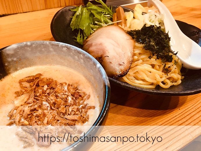 【大塚駅】ニンニク効いた味噌ラーメン激ウマ!コク深くてやみつきになる「北海道らーめん ともや」の追記2:冷やし味噌ダレつけ麺