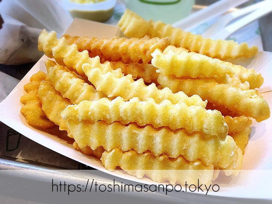 【新宿駅】豊島区へ出店熱望!NY発ハンバーガー「シェイクシャック」のフライ