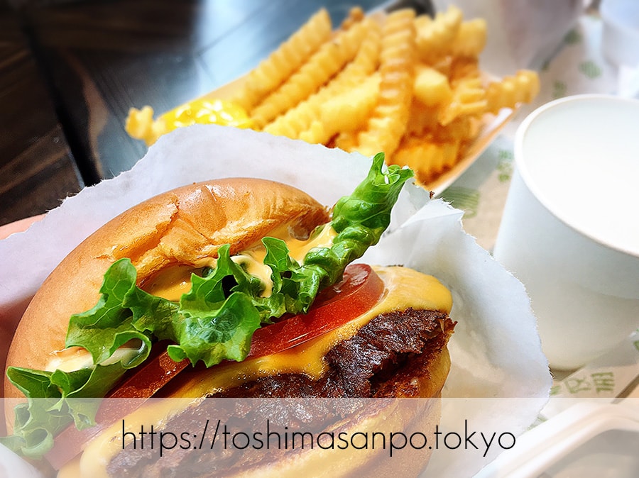 【新宿駅】豊島区へ出店熱望!NY発ハンバーガー「シェイクシャック」の追記1:シャックバーガー