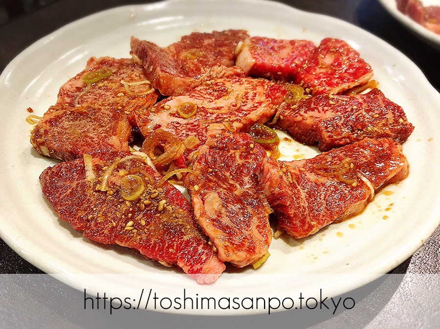 【大塚駅】昭和34年創業の老舗焼肉店「山水園」はやっぱりすごかった。の上ハラミ