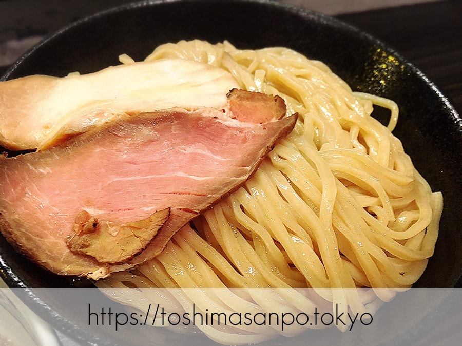 【大塚駅】ランキングに名を連ねる名店!多種も魅力な「志奈そば 田なか」の重濃煮干つけ麺の麺ズーム