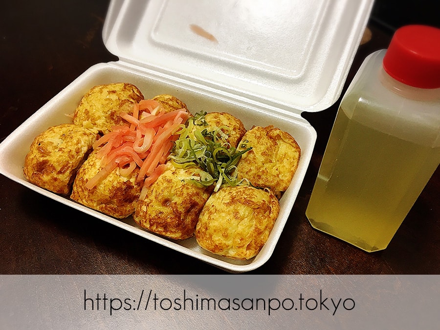 【中板橋駅】「はち」自慢の明石焼きと焼きそば!8のつく日はお得だよ♡の明石焼きのテイクアウト