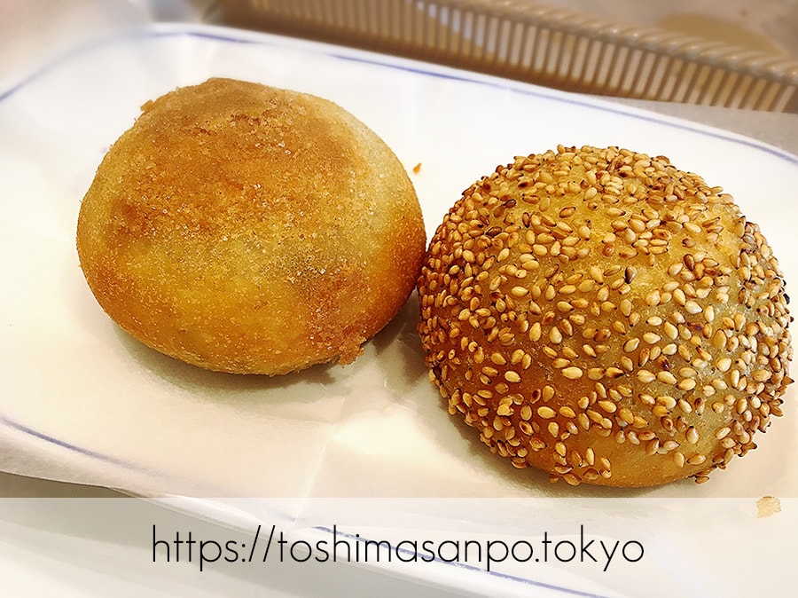 【池袋駅】毎日食べたい!「ヴィ・ド・フランス」のパン超愛してる!ヴィ・ド・フランスのもちもちゴマあんドーナツ・もちもちあんドーナツ(きな粉)