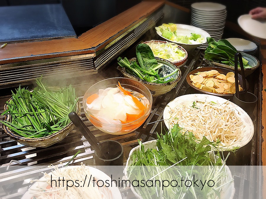【池袋駅】これは事件だ!日本人は美味しいごはんを食べるべき。しゃぶしゃぶビュッフェ「 しゃぶ菜」の野菜ビュフェ2