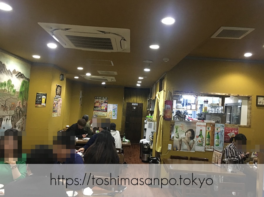 【池袋駅】気軽に手軽に安く韓国家庭料理が楽しめる「イモチャン」ニラチヂミがナイス!の店内