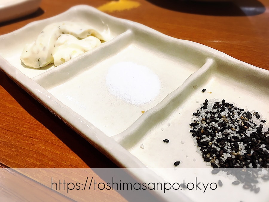【池袋駅】なにこれ楽しい!みんなで行こうよ、自分で揚げる串揚げの食べ放題「串家物語 LABI1池袋店」の塩やタルタルソース