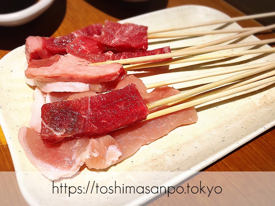 【池袋駅】なにこれ楽しい!みんなで行こうよ、自分で揚げる串揚げの食べ放題「串家物語 LABI1池袋店」の串1