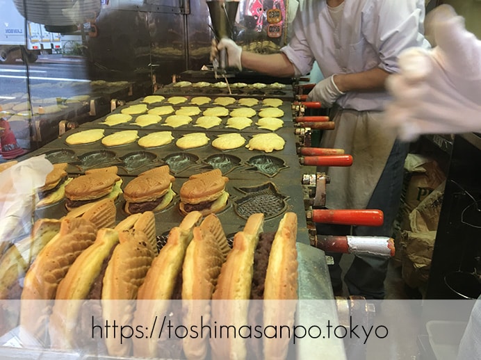 豊島区・池袋駅周辺:散策のお供にたい焼き食べよう〜!美味しいと有名な5店舗をご紹介。の新宿椿庵池袋店の店内