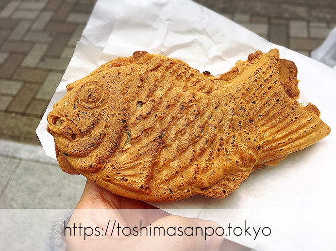 豊島区・池袋駅周辺:散策のお供にたい焼き食べよう〜!美味しいと有名な5店舗をご紹介。の新宿椿庵池袋店の厚焼きたい焼き