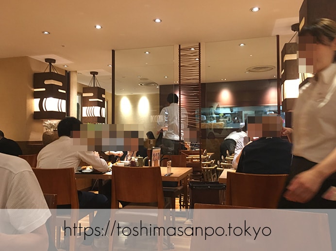 【池袋駅】さすが安定の味とコスパ。お店こだわりのごはんが最高に美味しい「和幸 パルコ池袋店」の店内1