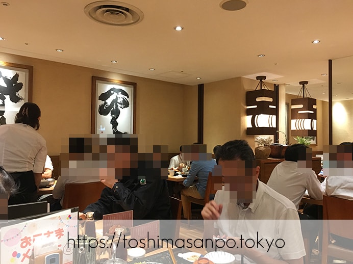 【池袋駅】さすが安定の味とコスパ。お店こだわりのごはんが最高に美味しい「和幸 パルコ池袋店」の店内2