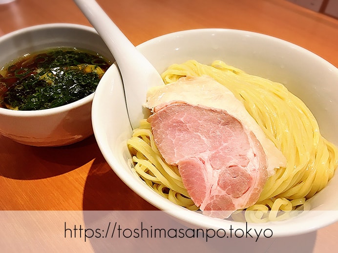 【池袋駅】ふわ〜っと広がる風味が最高!上品な贅沢ラーメンが大人気の「らぁ麺 はやし田 池袋店」のつけ麺