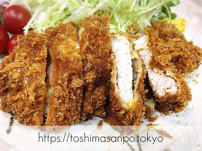 【大塚駅】創業から約60年!老舗とんかつ屋さん「とんかつ赤尾」の上ロース定食はやさしい家庭の味♡の上ロース定食のとんかつ