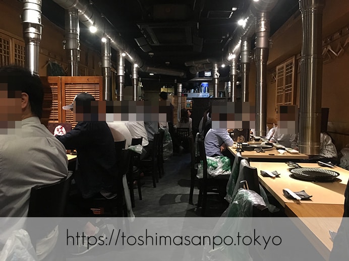 【新宿駅】なにこの初体験チーズキムチチヂミ!極上お肉も激安激うま!牛タンなど激人気店「韓感」の店内
