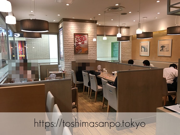 【池袋駅】激安なのに野菜たっぷりちゃんぽん「リンガーハット 池袋サンシャインシティアルタ店」の店内