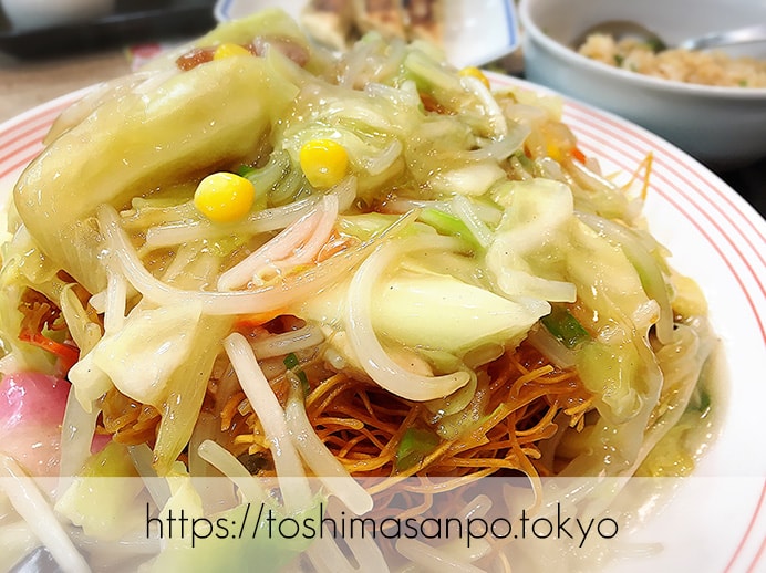 【池袋駅】激安なのに野菜たっぷりちゃんぽん「リンガーハット 池袋サンシャインシティアルタ店」の長崎皿うどん