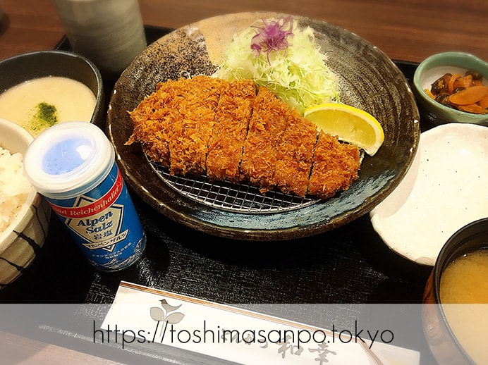 【池袋駅】あの和幸と少し違う!バッチリ美味しい&おかわり自由「とんかつ 和幸 東武池袋店」の桃豚ロースかつ定食