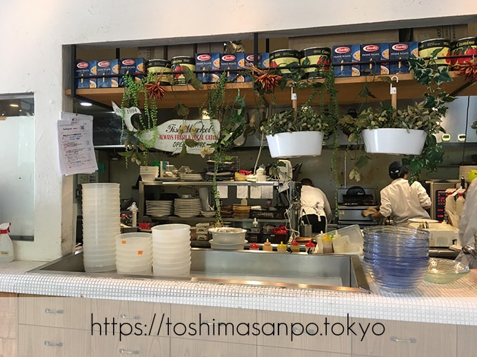 【池袋駅】1,000円ポッキリでパン食べ放題ランチ!カジュアルオシャレ「ブルーオーシャングリル」の厨房