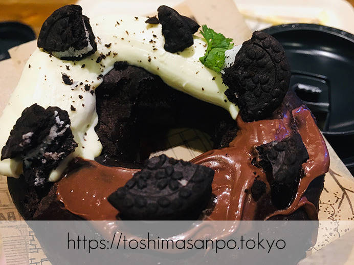 【池袋駅】池袋のオシャレスポット新名所!352円均一ベーグルかわいい♡「オーサムストア&カフェ」のチョコレートハイベーグル